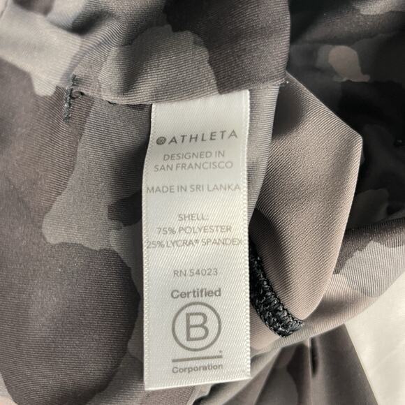 Athleta Lightning Camo 7/8 Tight Women's Size Medium Mid Rise Stretch Workout - Picture 7 of 7